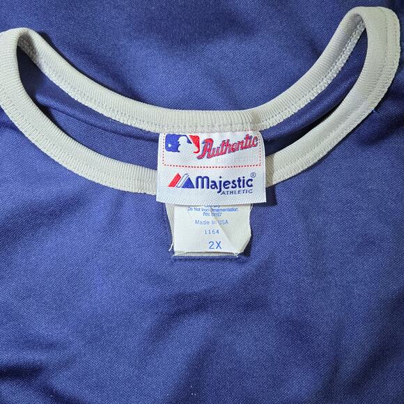 Vintage Made in USA Majestic‎ MLB Seattle Mariners Short Sleeve Shirt Size 2XL - Picture 5 of 5